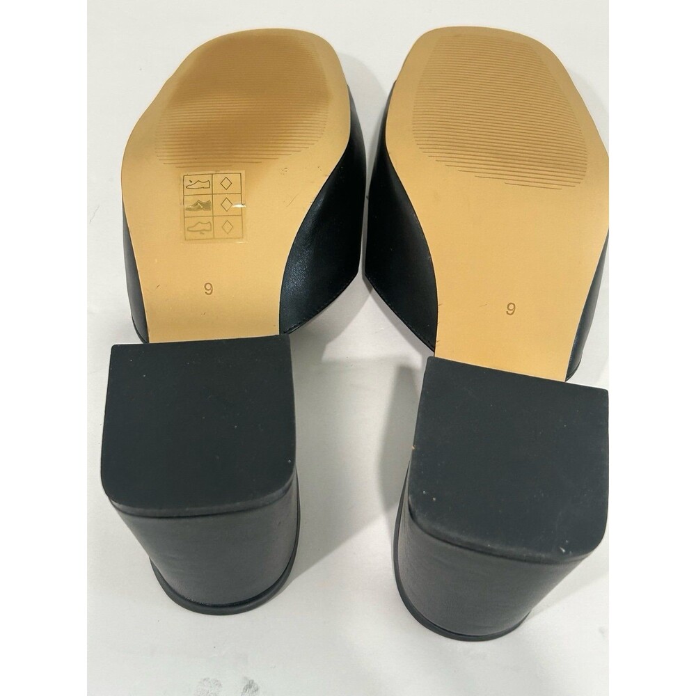 Ola Mules Sandals Women's Size 9 Color Black Anna Slip-ons Comfort Heels LNWOT - Picture 10 of 12